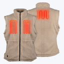 Mobile Warming Technology Vest Upland Sherpa Vest Women's - Coffee Heated Clothing