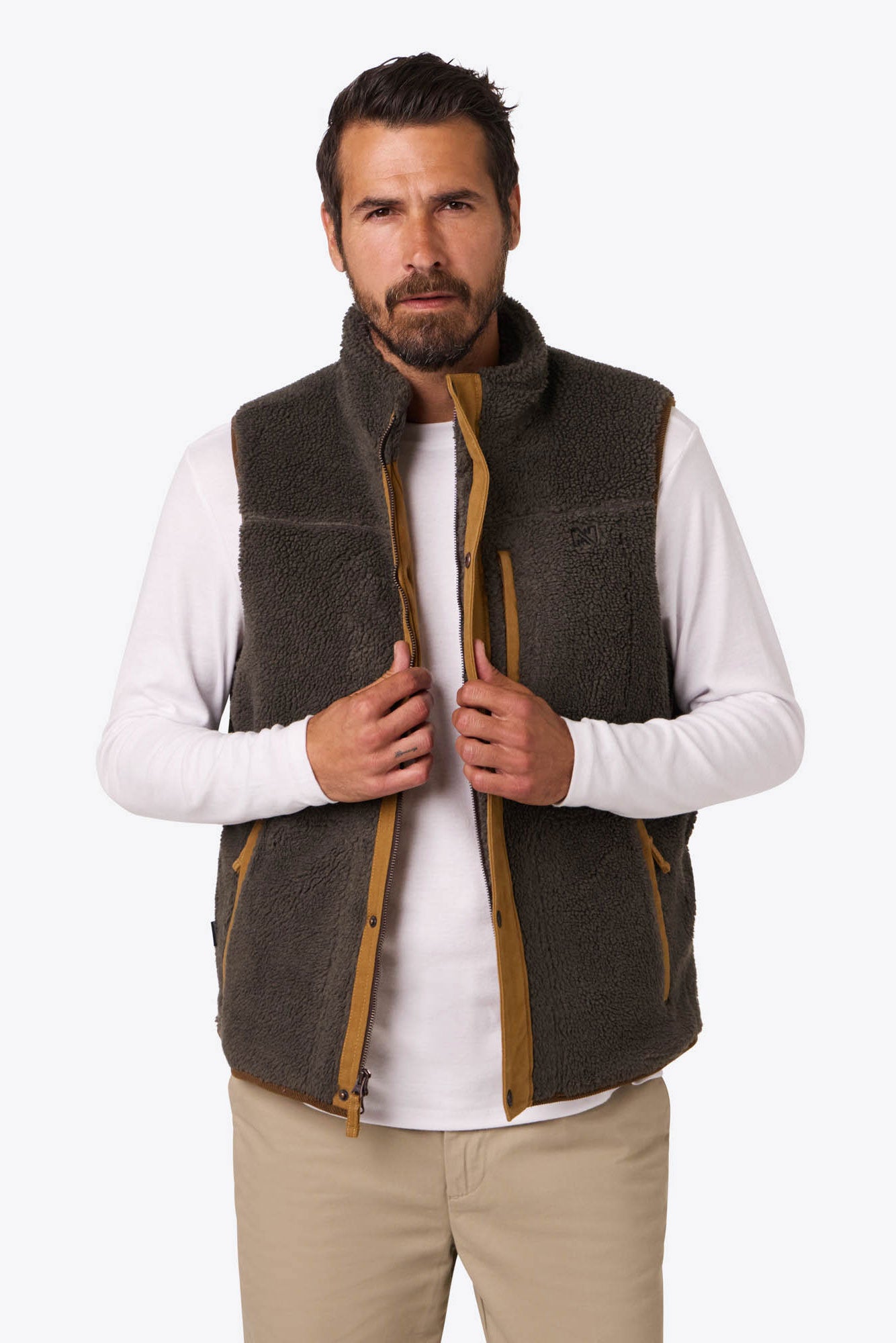 EXFROZEN HYBRID COOL VEST Lサイズ 充電アダプタセット Ranch High-Pile Vest Men's - Charcoal – Fieldsheer