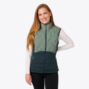 Mobile Warming Technology Vest Aria Hybrid Vest Women's - Sage/Olive Heated Clothing