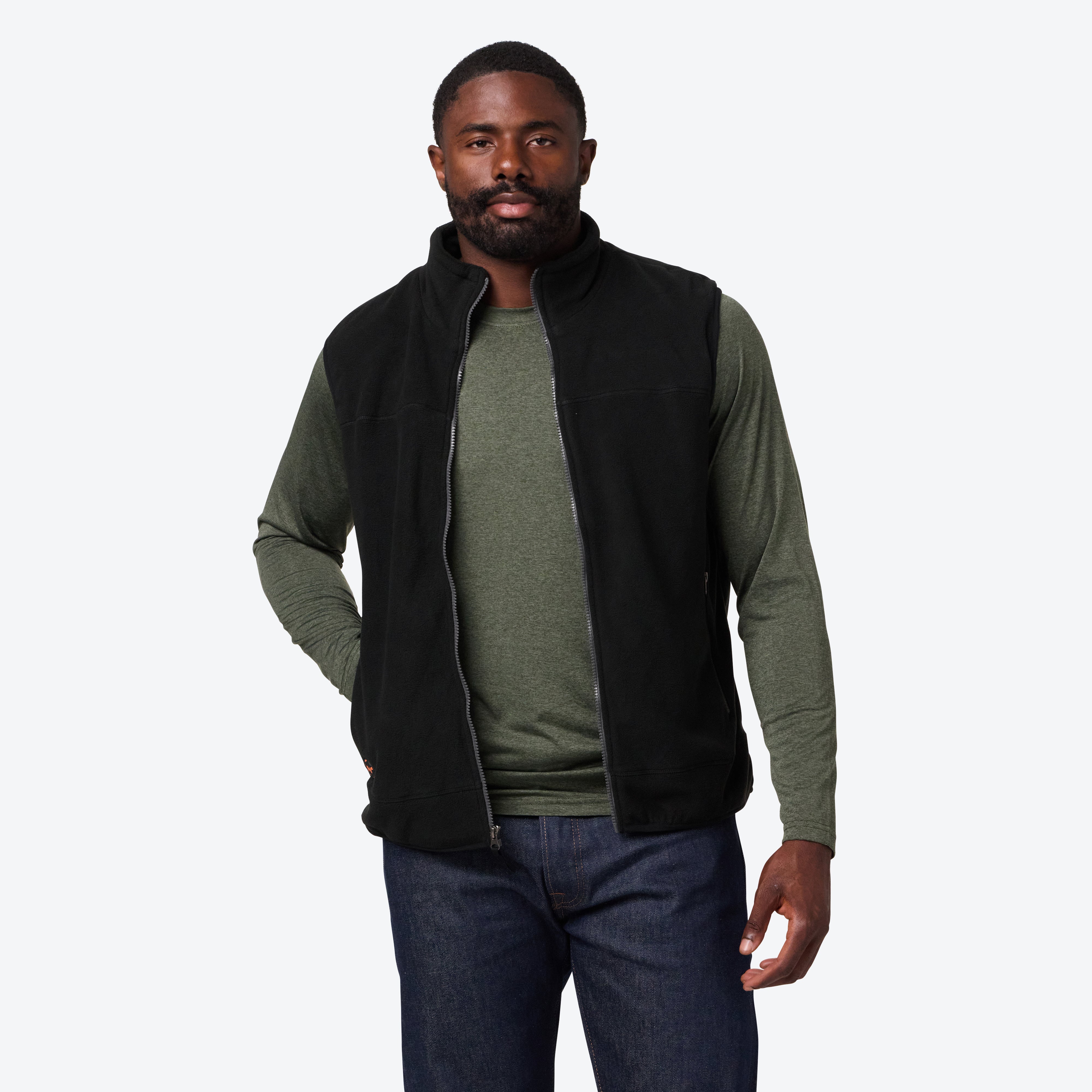 SUKUTU Heren vest winter fleece bodywarmer outdoor warm vest met zakken thermo softshell mouwloos, Zwart, L SUKUTU Heren vest winter fleece bodywarmer outdoor warm vest met zakken thermo softshell mouwloos, Zwart, L