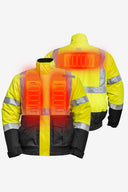 Mobile Warming Technology Men High-Vis Jacket Men’s Heated Clothing