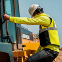 Mobile Cooling Technology Shirt Men's Cooling Hi-Vis Long Sleeve Shirt Heated Clothing