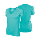 Mobile Cooling Technology Shirt Women's Cooling V-Neck Shirt - Sky Heated Clothing