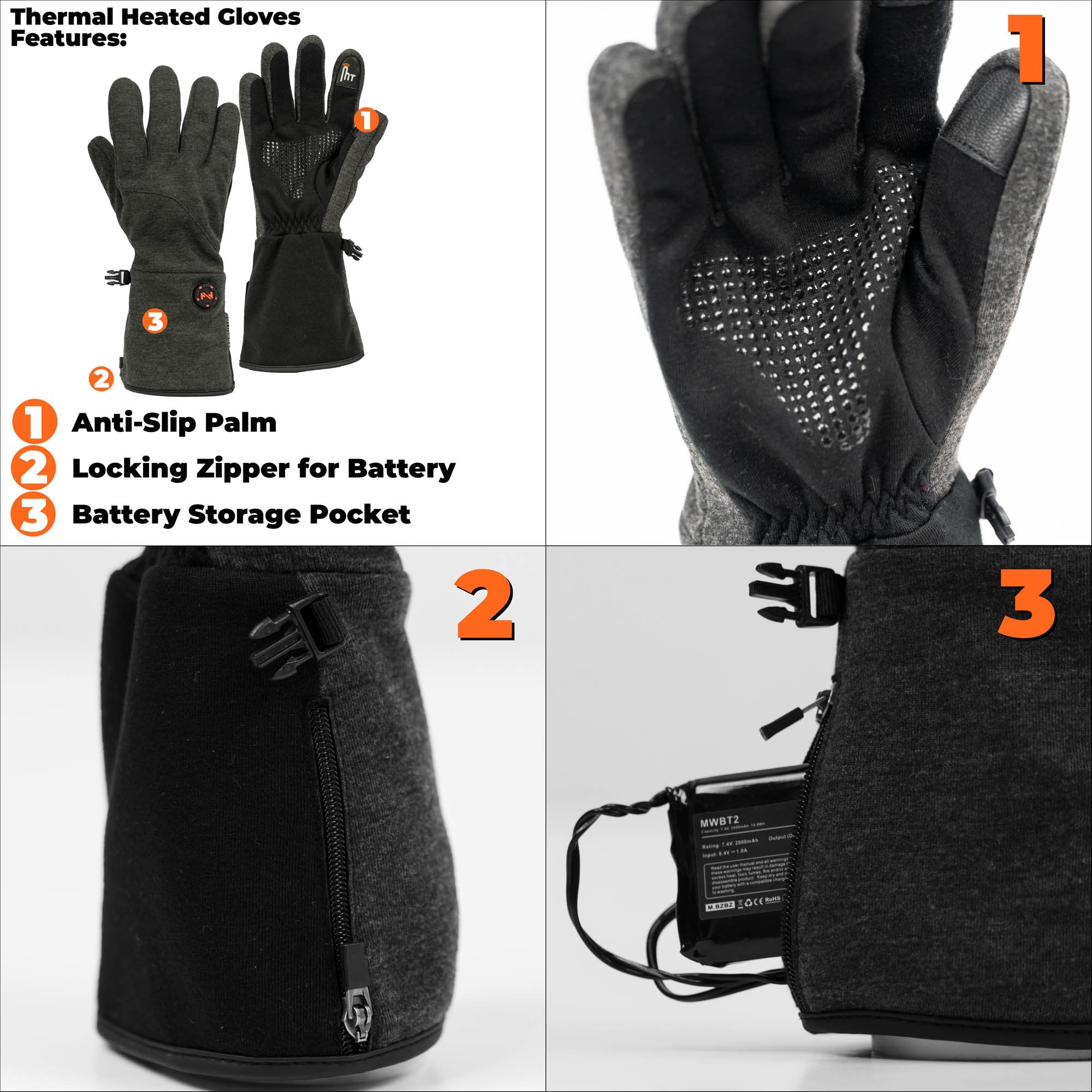 Thermal Heated Glove Unisex – Fieldsheer - Main Image