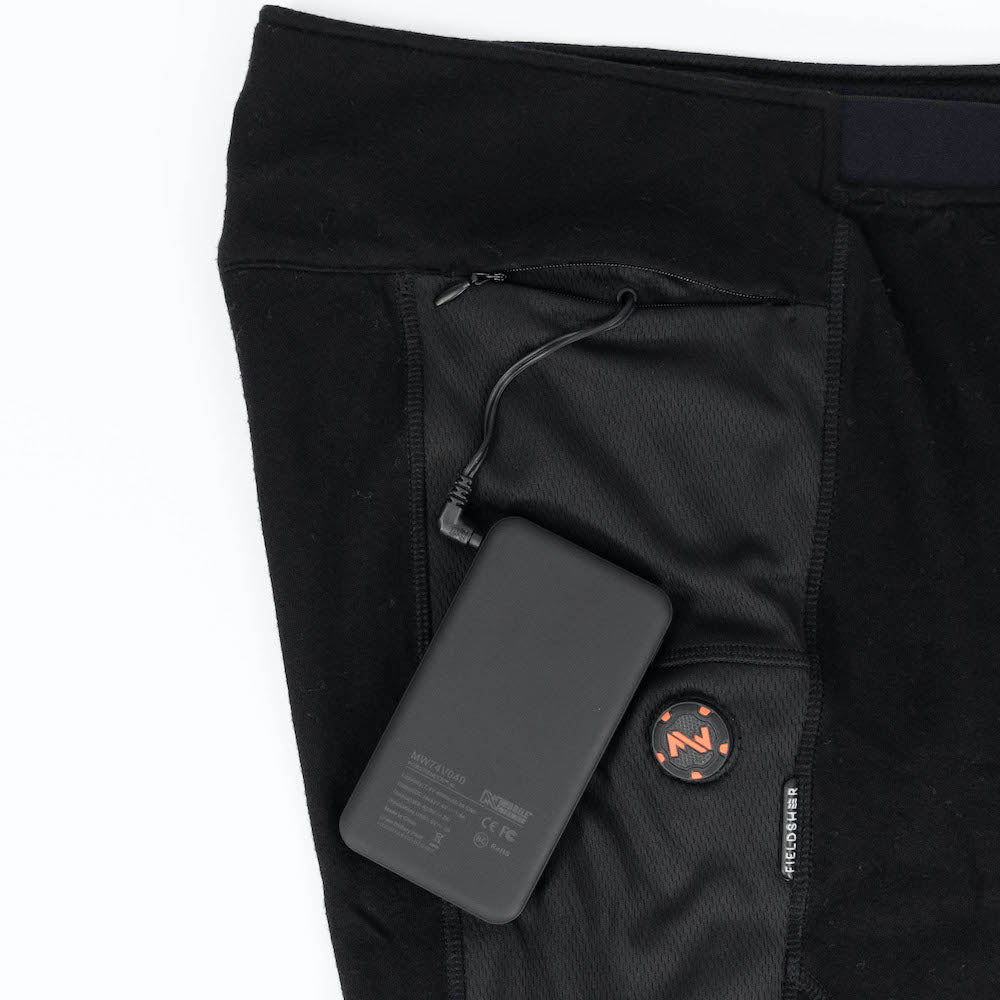 Fieldsheer Merino - Women's Heated Pant with Battery Pack, Heated Leggings  - Black, X-Small at  Women's Clothing store