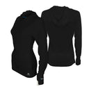 Mobile Cooling Technology Hoodie Women's Cooling Hooded LS Shirt - Black Heated Clothing