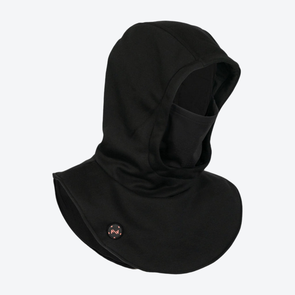 Mobile Warming Technology Hat BLACK Heated Balaclava Unisex Heated Clothing