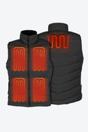 Mobile Warming Technology Vest Crest Heated Down Vest Men's  - Black Heated Clothing - product view 2