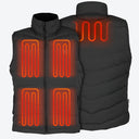 Mobile Warming Technology Vest Crest Heated Down Vest Men's  - Black Heated Clothing