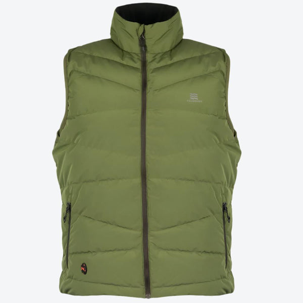 Mobile Warming Technology Vest SM / OLIVE GREEN Crest Heated Down Vest Men's Heated Clothing