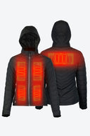Mobile Warming Technology Jacket Crest Natural Down Heated Jacket Women's Heated Clothing