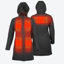 Mobile Warming Technology Jacket Meridian Heated Jacket Women's - Black Heated Clothing