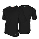 Mobile Cooling Technology Shirt Men's Cooling Short Sleeve Crew - Black Heated Clothing