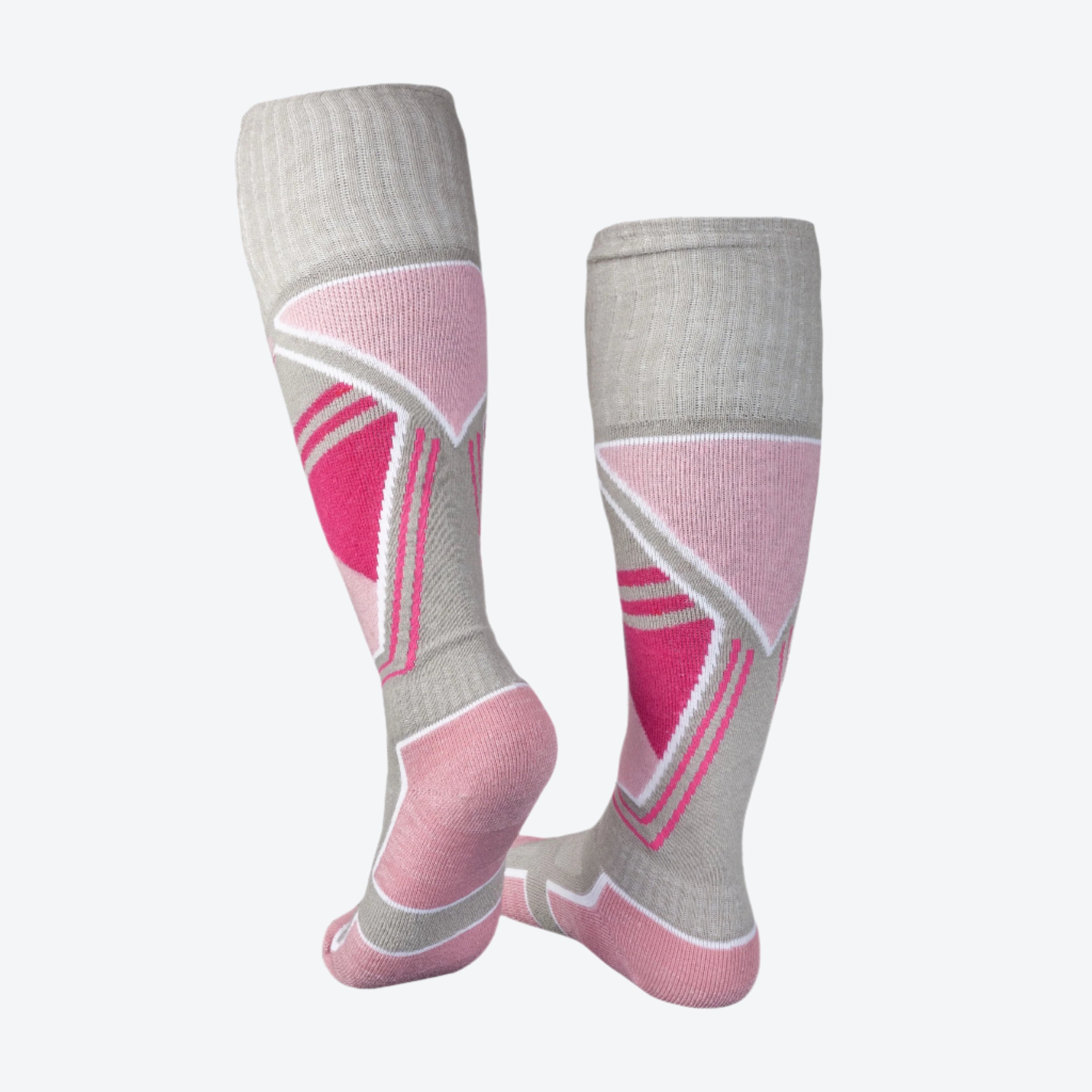 merino wool dress socks womens Pink Over the Calf the color of light Womens Soft, Breathable & Skin-Friendly