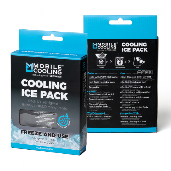 Mobile Cooling Technology Ice Pack Blue Mobile Cooling® Ice Packs Heated Clothing