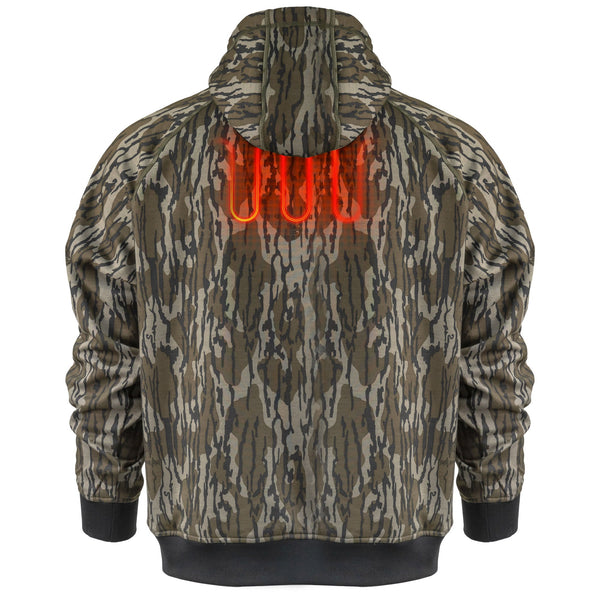 Mobile Warming Technology Men BLX Mossy Oak Heated Pullover Men's Heated Clothing