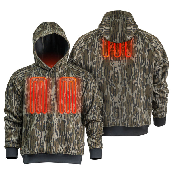 Mobile Warming Technology Men BLX Mossy Oak Heated Pullover Men's Heated Clothing