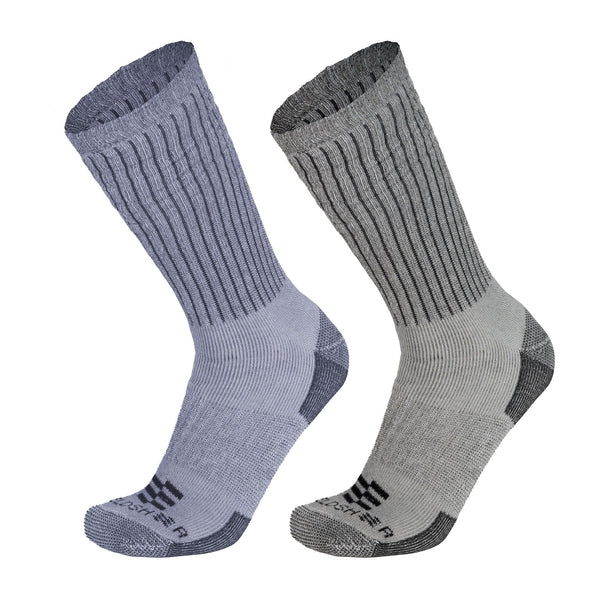 Mobile Warming Technology Sock 6-12 (Universal) / Blue/Gray Men's Wool Sock (2-Pack) Heated Clothing