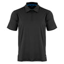 Mobile Cooling Technology Shirt Men's Cooling Polo Shirt - Black Heated Clothing