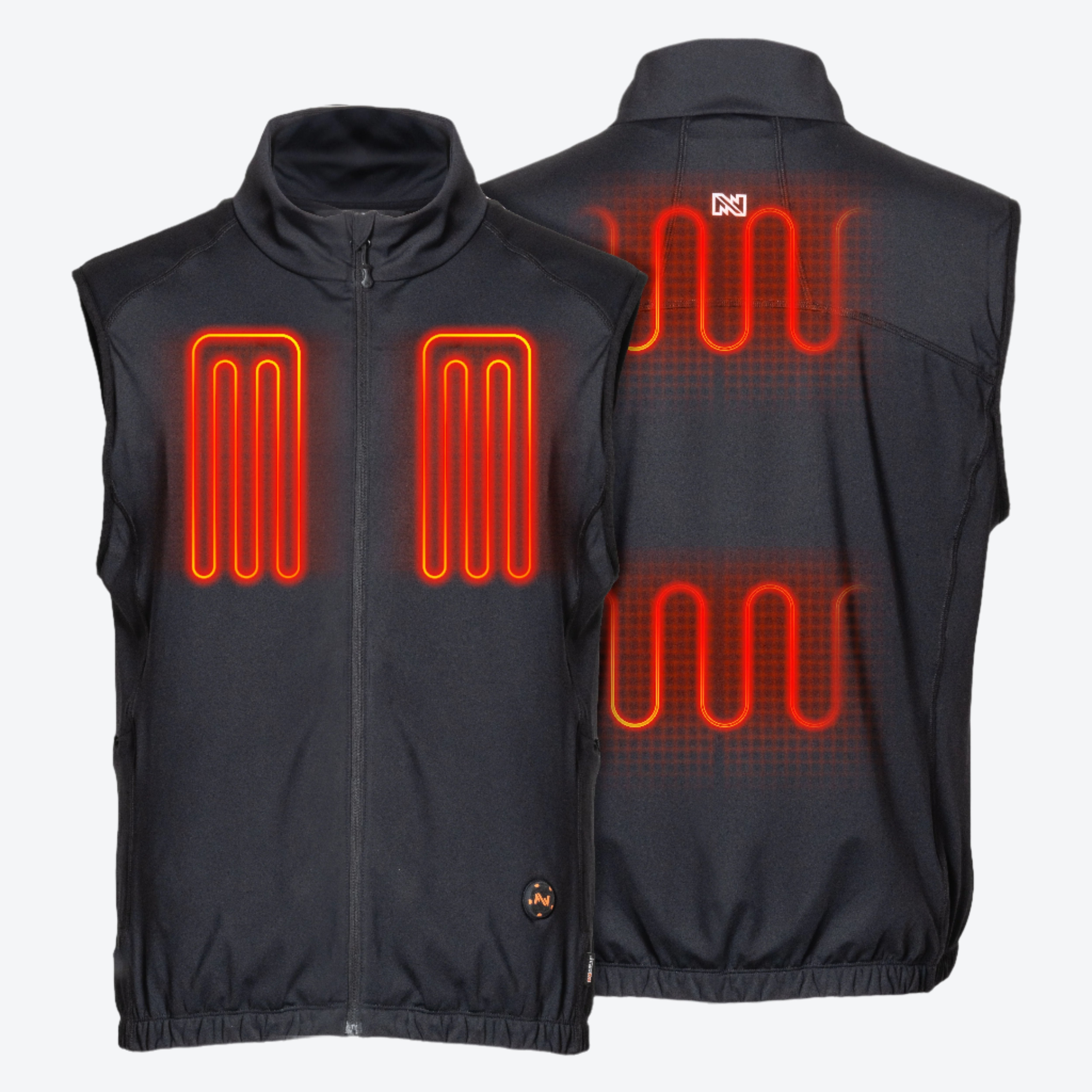 Heated BT Base Layer Vest Unisex Black XS