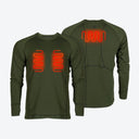 Mobile Warming Technology Baselayers Baselite Heated Baselayer Shirt Men’s - Forest Green Heated Clothing
