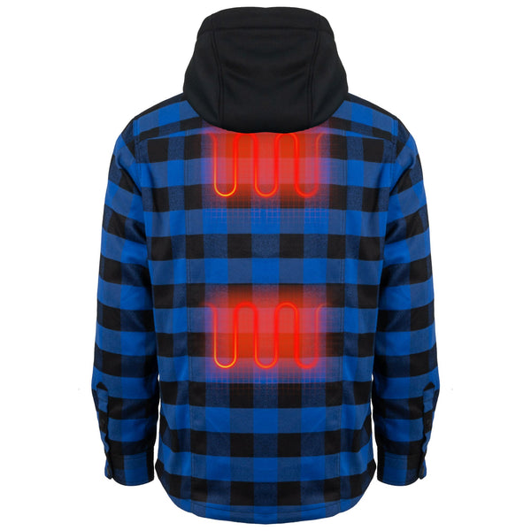 Mobile Warming Technology Jacket Flannel Hoodie Heated Jacket Men’s Heated Clothing