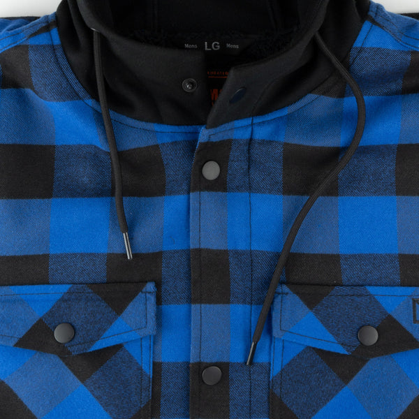 Mobile Warming Technology Jacket Flannel Hoodie Heated Jacket Men’s Heated Clothing