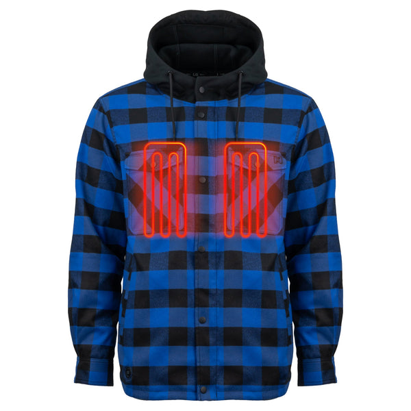 Mobile Warming Technology Jacket Flannel Hoodie Heated Jacket Men’s Heated Clothing