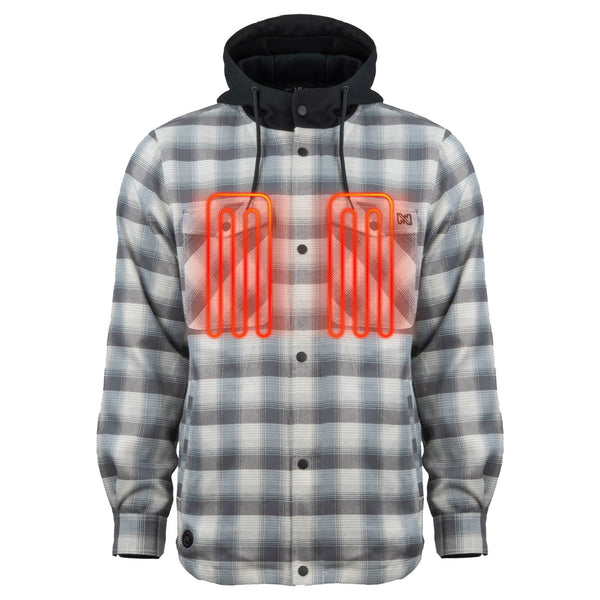 Mobile Warming Technology Jacket Flannel Hoodie Heated Jacket Men’s Heated Clothing