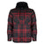 Mobile Warming Technology Jacket BLACK/RED / SM Flannel Hoodie Heated Jacket Men’s Heated Clothing