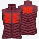 Mobile Warming Technology Vest Backcountry Xtera Heated Vest Women’s - Burgundy Heated Clothing