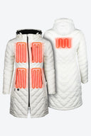 Mobile Warming Technology Jacket Meridian Heated Jacket Women's - Cream Heated Clothing - product view 2