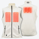 Mobile Warming Technology Vest Trek Heated Vest Women's - Cream Heated Clothing
