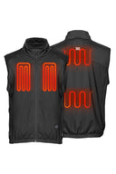 Squall Heated Base Layer Vest Unisex - Black