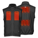 Mobile Warming Technology Baselayers Squall Heated Base Layer Vest Unisex - Black Heated Clothing