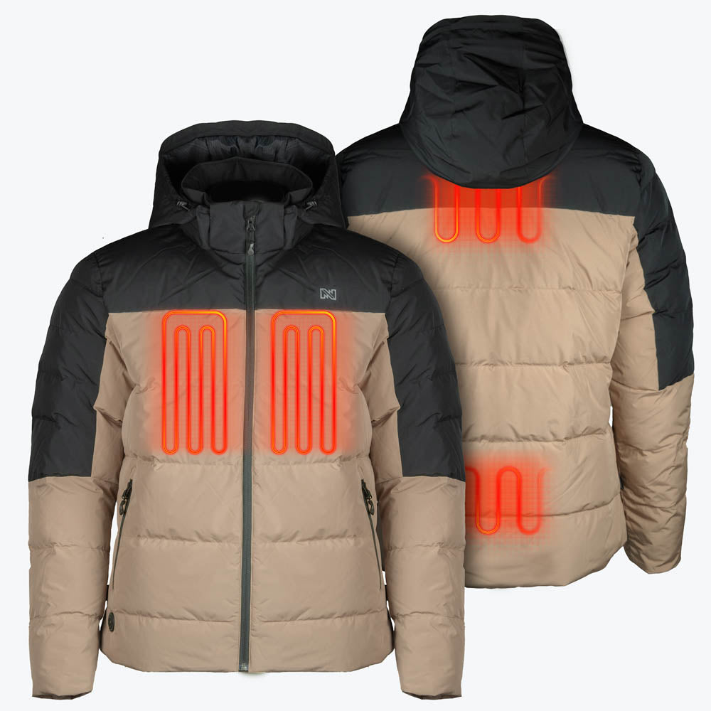 Crest 2.0 Down Jacket Men's - Tan/Black – Fieldsheer