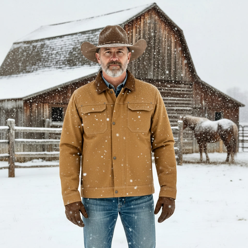 Ranch Jacket Men's - Tan – Fieldsheer