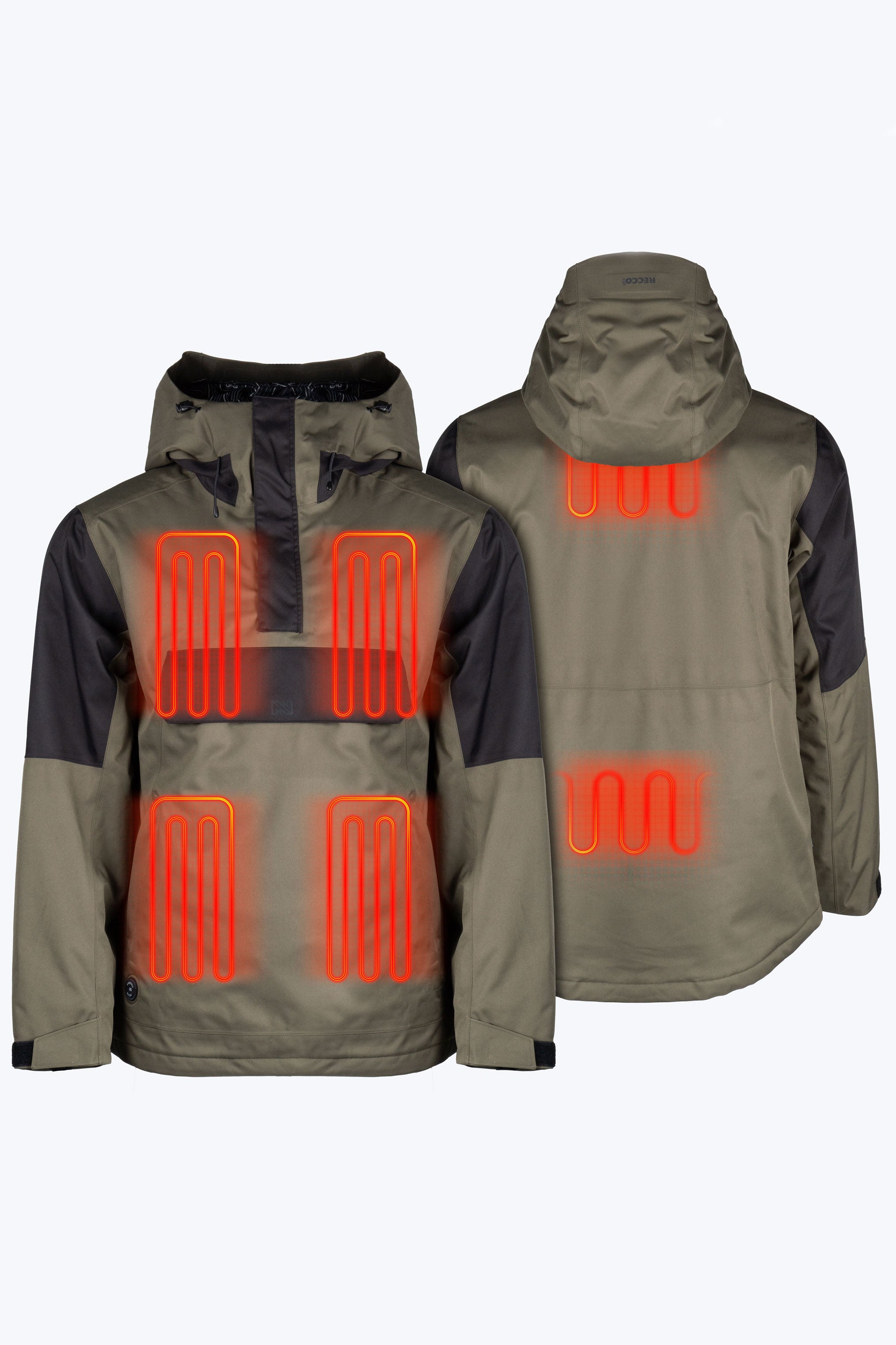 Denali Anorak 1/4 Zip Hoodie Men's - Olive – Fieldsheer
