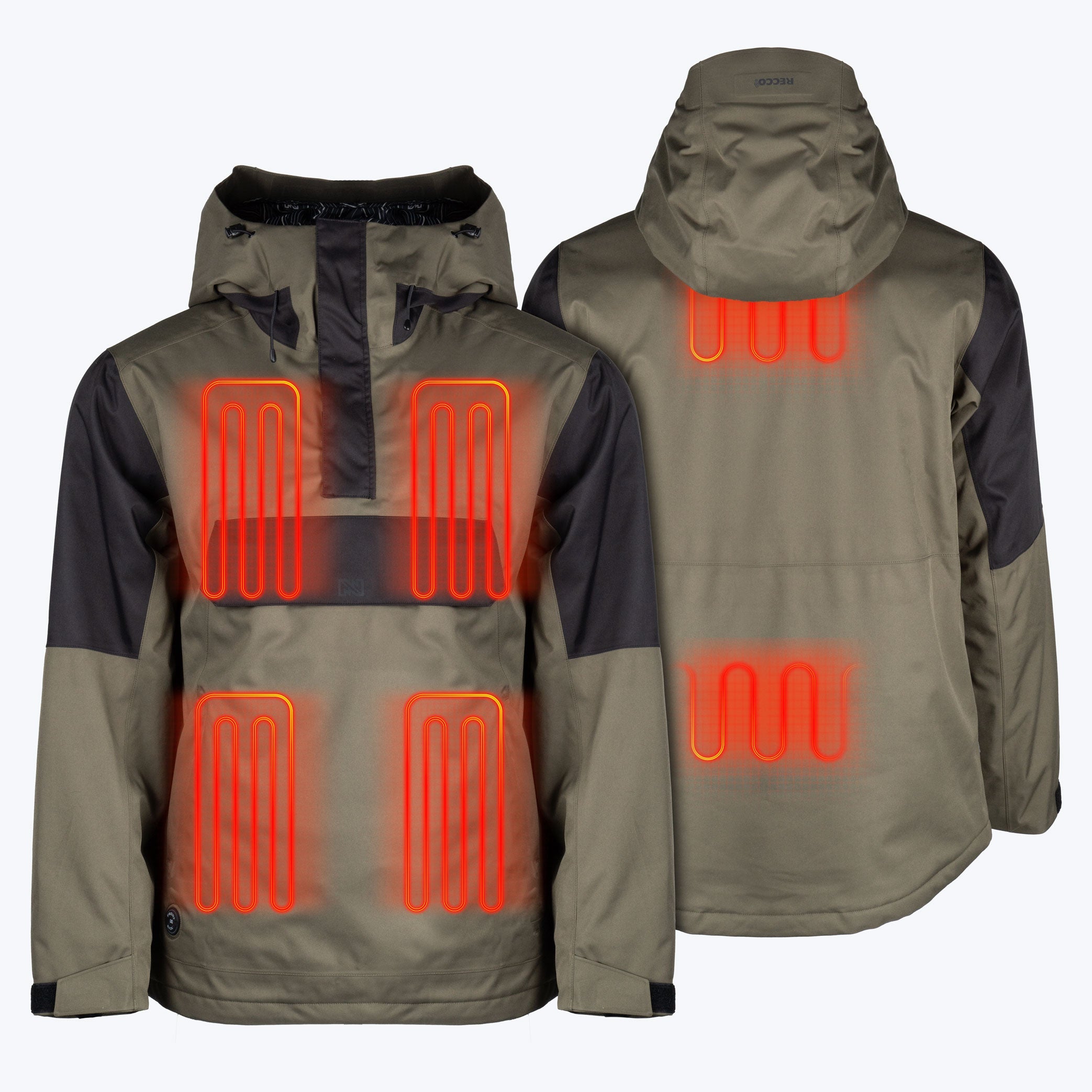 Denali Anorak 1/4 Zip Hoodie Men's - Olive – Fieldsheer