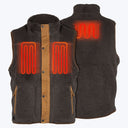 Mobile Warming Technology Vest Ranch High-Pile Vest Men's - Charcoal Heated Clothing