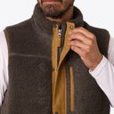 Mobile Warming Technology Vest Ranch High-Pile Vest Men's - Charcoal Heated Clothing