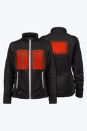 Mobile Warming Technology Jacket Trek 2.0 Fleece Jacket Women's - Black Heated Clothing