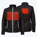 Mobile Warming Technology Jacket Trek 2.0 Fleece Jacket Women's - Black Heated Clothing