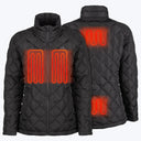 Mobile Warming Technology Jacket Trilogy 3 in 1 Jacket Women's - Black Heated Clothing