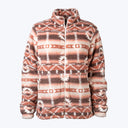 Mobile Warming Technology Jacket Upland Sherpa Printed Long Jacket Women's - Clay Aztec Heated Clothing