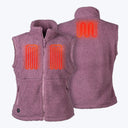 Mobile Warming Technology Vest Upland Sherpa Vest Women's - Purple Heated Clothing