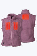 Mobile Warming Technology Vest Upland High-Pile Vest Women's - Purple Heated Clothing