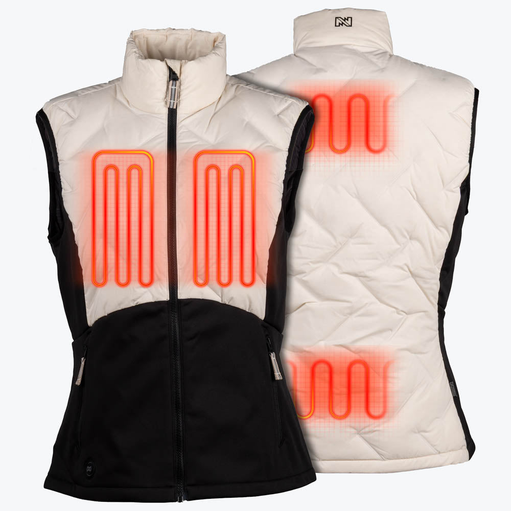 Aria Hybrid Vest Women's - Cream/Black – Fieldsheer