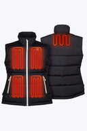 Mobile Warming Technology Vest Crest 2.0 Down Vest Women's - Black Heated Clothing - product view 2