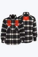 Mobile Warming Technology Jacket Kodiak Plaid Heated Jacket Men's - Black/White Heated Clothing